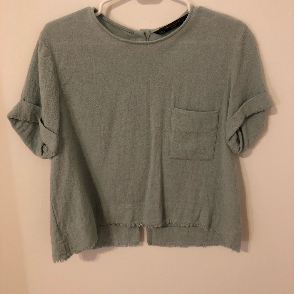 ZARA Cropped Blouse